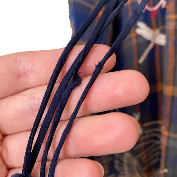 Johnny Was Freja Plaid Embroidered Peasant Top - Picture 8 of 8